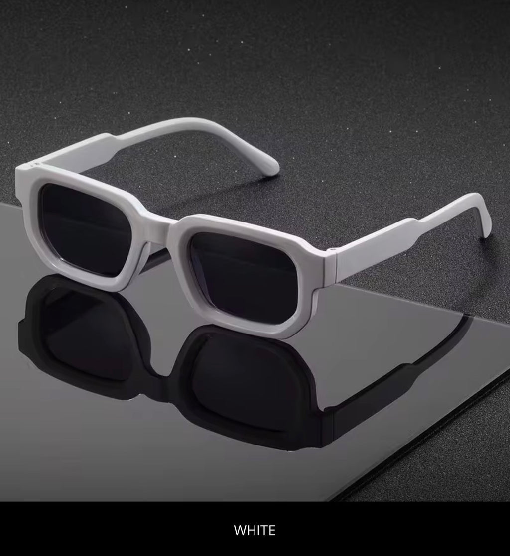 New Men Vintage Rectangle Frame Sunglasses Luxury Design sunglasses UV400