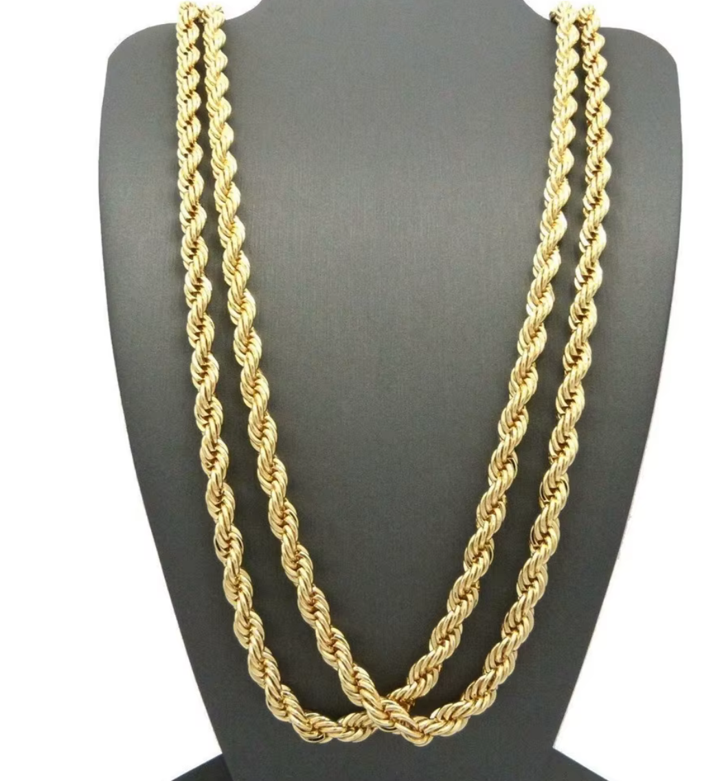 18k yellow gold filled link chain