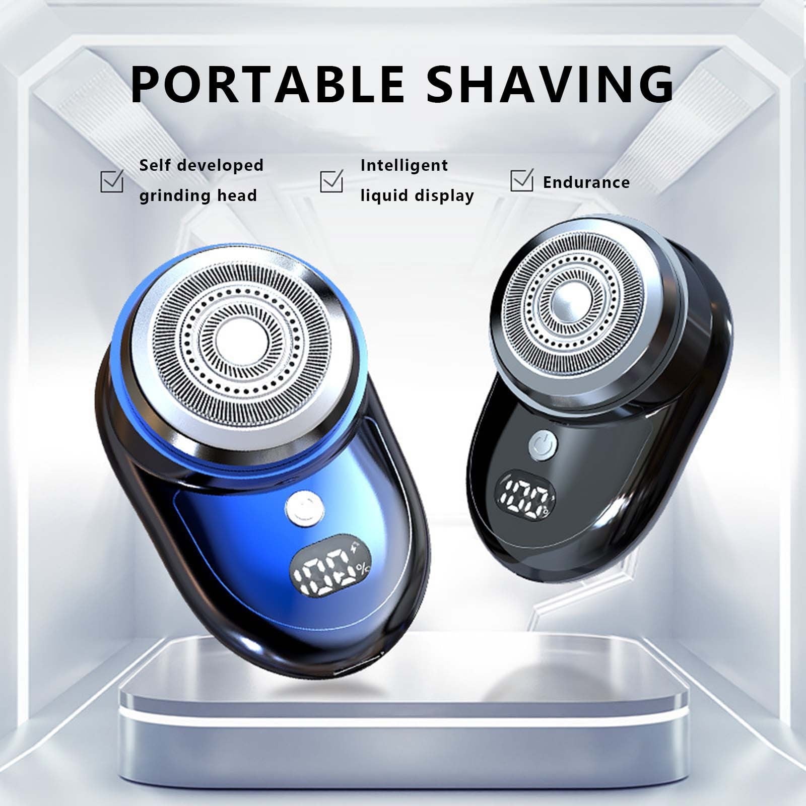 Fathers Day Gifts from Daughter Son Birthday Gifts for Dad Mini Electric Shavers for Men Pocket Size Portable Travel Shavers Type-C Charge